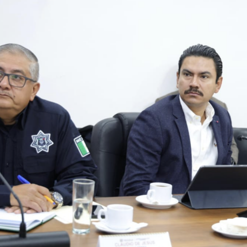 Ray Chagoya refuerza el compromiso de seguridad en Oaxaca de Juárez durante la Mesa de Seguridad encabezada por Salomón Jara